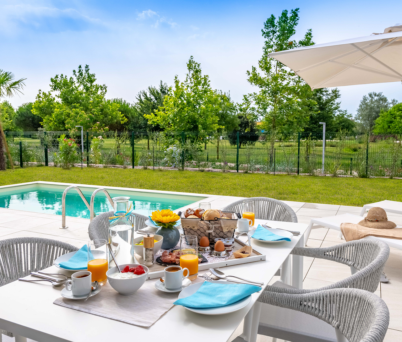 Apartment mit Garten im Pareus Beach Resort